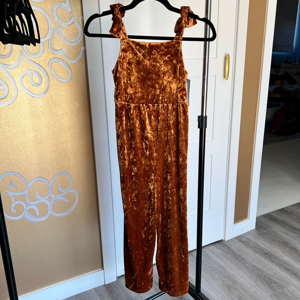 Brand new velvet jumpsuit